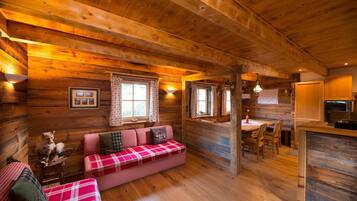 Fireplace, DVD player