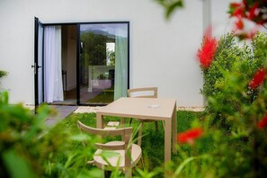 Comfort-bungalow - 1 soveværelse | Have