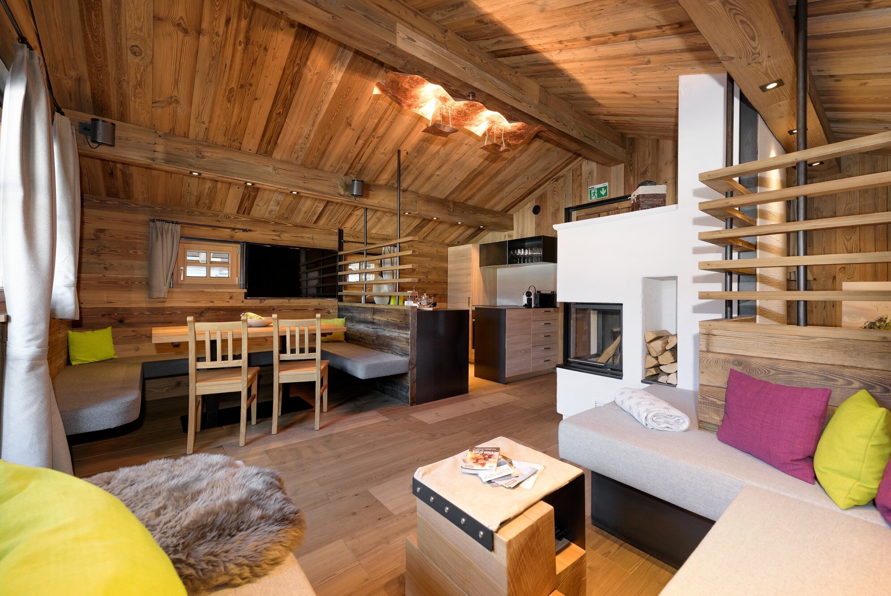 Classic-Chalet, 3 Schlafzimmer | Wohnzimmer