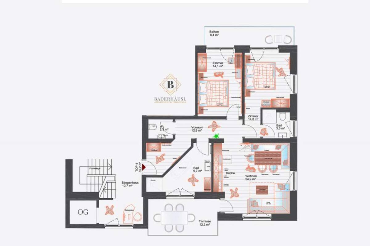 Comfort appartement, 1 slaapkamer | Receptie