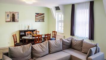 Apartamento luxo, 3 quartos | Sala de estar