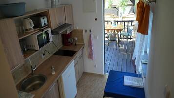 Rumah Klasik, 2 kamar tidur | Dapur pribadi | Lemari es, microwave, mesin pencuci piring, dan mesin pembuat kopi/teh