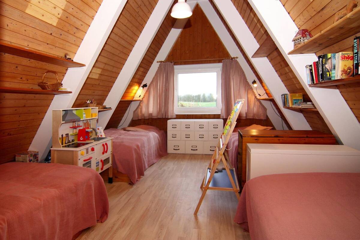 6 chambres, ameublement personnalisé