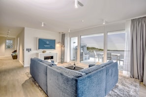 Deluxe-Apartment, 2 Schlafzimmer | Wohnzimmer