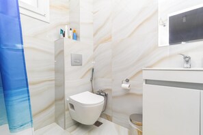 Buồng tắm vòi sen, máy sấy tóc