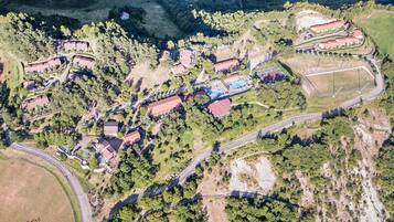 Vue depuis lâhĂ©bergement