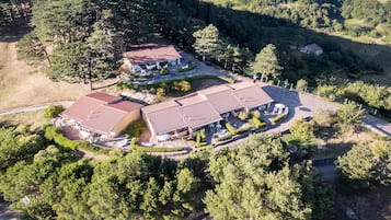 Vue depuis lâhĂ©bergement