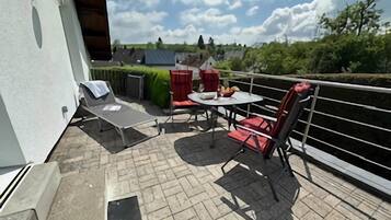 Deluxe-Apartment, 3 Schlafzimmer | Balkon