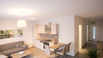 Classic Apartment, 2 Bedrooms | Tempat makan