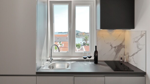 Classic Apartment, 2 Bedrooms | Private kitchen | Coffee/tea maker, fridge, microwave, dishwasher - Apartments Dalmatia in Preko, Island Ugljan, With Swimmingpool (Preko)