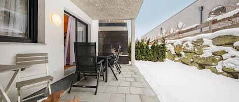 Comfort-lejlighed - 4 soveværelser | Udendørs spisemuligheder