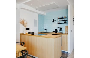Classic Apartment, 2 Bedrooms | Private kitchen | Fridge, coffee/tea maker, highchair