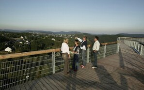 Blick von der Unterkunft