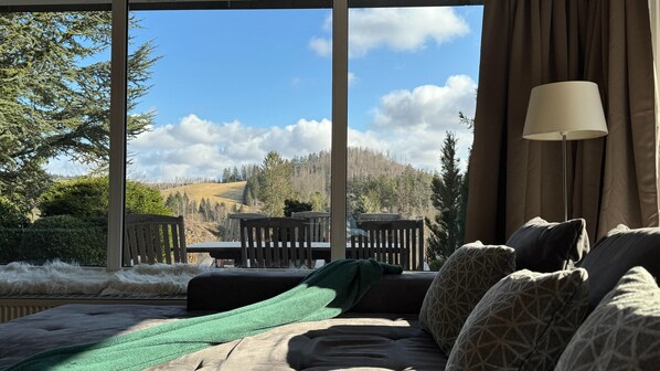 Living room - Ferienwohnung mit Weitem Ausblick in Altenau (Clausthal-Zellerfeld)