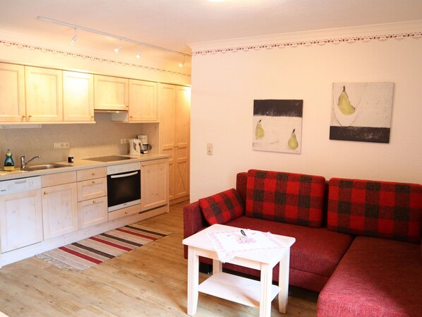 Comfort Apartment, 2 Bedrooms | Living room - Apartment in Krimml With Parking Space (Krimml)