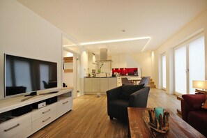 Fireplace - Semi-detached House, St. Peter-ording (St. Peter-Ording)
