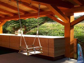Comfort-chalet, 3 makuuhuonetta | Parveke