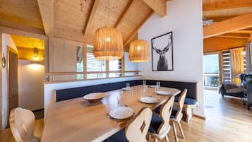 Classic Chalet, 3 Bedrooms | Living room | Fireplace, DVD player