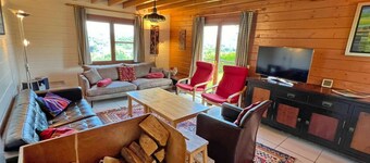 Chalet Just Outside Hampteau Offering Magnificent Views Across the Ourthe Valley