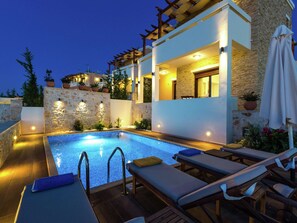 Exterior - New Villa With Private Pool, Privacy, Near sea and Arkadi Monastery on NW Coast (Rethymno)