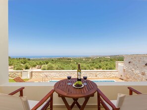 Balcony - New Villa With Private Pool, Privacy, Near sea and Arkadi Monastery on NW Coast (Rethymno)