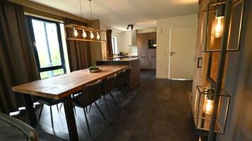 Comfort Apartment, 4 Bedrooms | Private kitchen | Fridge, microwave, dishwasher, coffee/tea maker