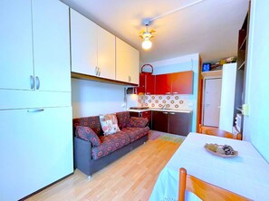 クラシック アパートメント 1 ベッドルーム | 専用キッチン | 冷蔵庫、電子レンジ