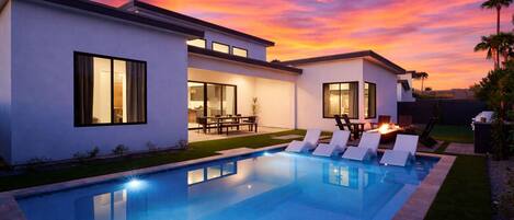 Una piscina climatizada