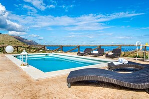 Comfort Villa, 4 Bedrooms | Pool | Indoor pool, outdoor pool - Elegant Villa With Private Pool and sea View (Castellammare del Golfo)