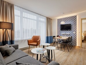 Classic Apartment, 2 Bedrooms | Living room - Apartment in Weissenhauser Strand With Parking Space (Wangels)