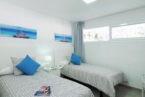 2 bedrooms, individually furnished, bed sheets