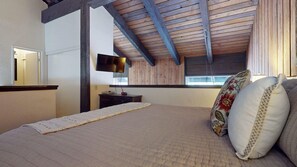 คอนโด, เตียงคิงไ ซส์ 1 เตียง และโซฟาเบด, ระเบียง, วิวภูเขา (Canyon Ski Gateway) | 1 ห้องนอน, ห้องพักตกแต่งอย่างมีเอกลักษณ์, ตกแต่งพิเศษโดยเฉพาะ