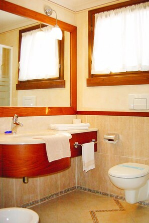 Shower, hair dryer