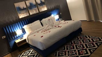 Suite Deluxe | 3 dormitorios, sábanas italianas Frette, ropa de cama de alta calidad