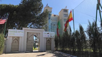 Entrada de la propiedad