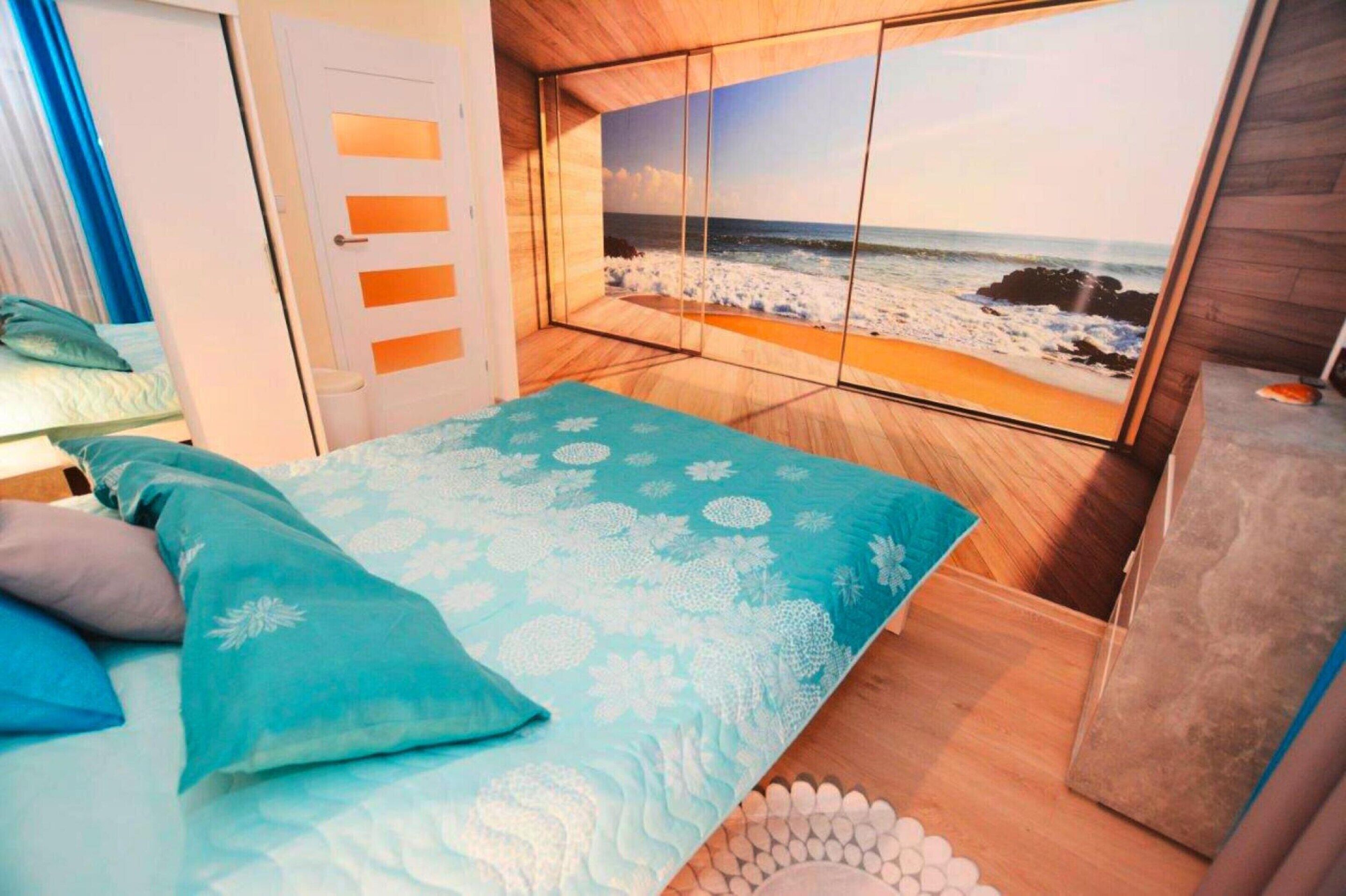 2 Schlafzimmer, individuell eingerichtet, Bettwäsche