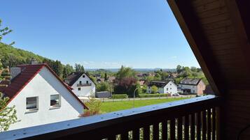 Blick von der Unterkunft