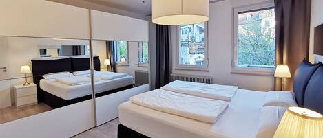 2 chambres, Wi-Fi, literie fournie