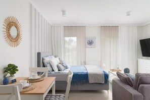 Living room - A Comfortable Apartment With a Garden for 2 People, Pobierowo (Rewal)