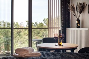 Casa móvil clásica, 1 habitación | 2 dormitorios y ropa de cama