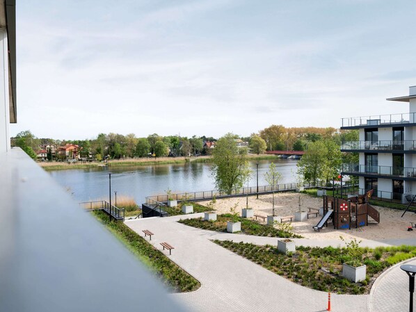 Comfort Apartment, 2 Bedrooms | View from property - Comfortable Apartment Near the River, Dziwnow (Dziwnów)