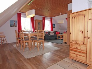 Apartemen Klasik, 2 kamar tidur | Tempat makan