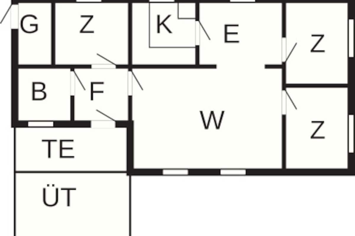 Comfort huis, 3 slaapkamers | Grondplan