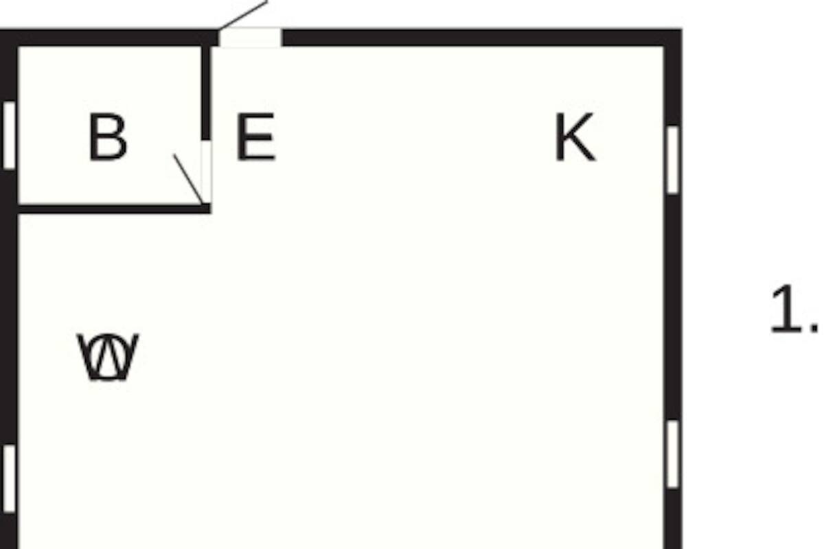 Nhà tiện nghi đơn giản, 2 phòng ngủ | Sơ đồ bố cục