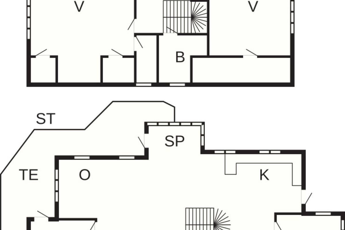 Rumah Klasik, 5 kamar tidur | Denah