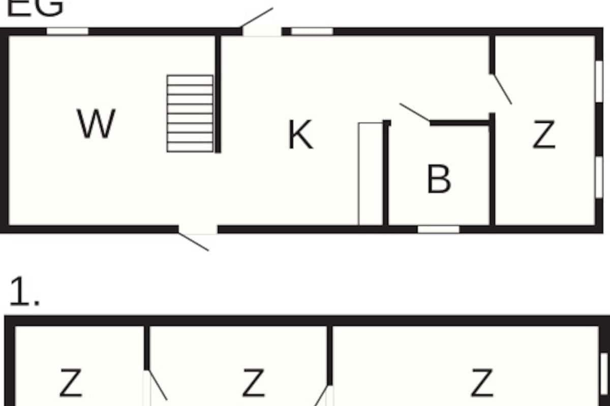 Classic House, 4 Bedrooms | Pelan lantai