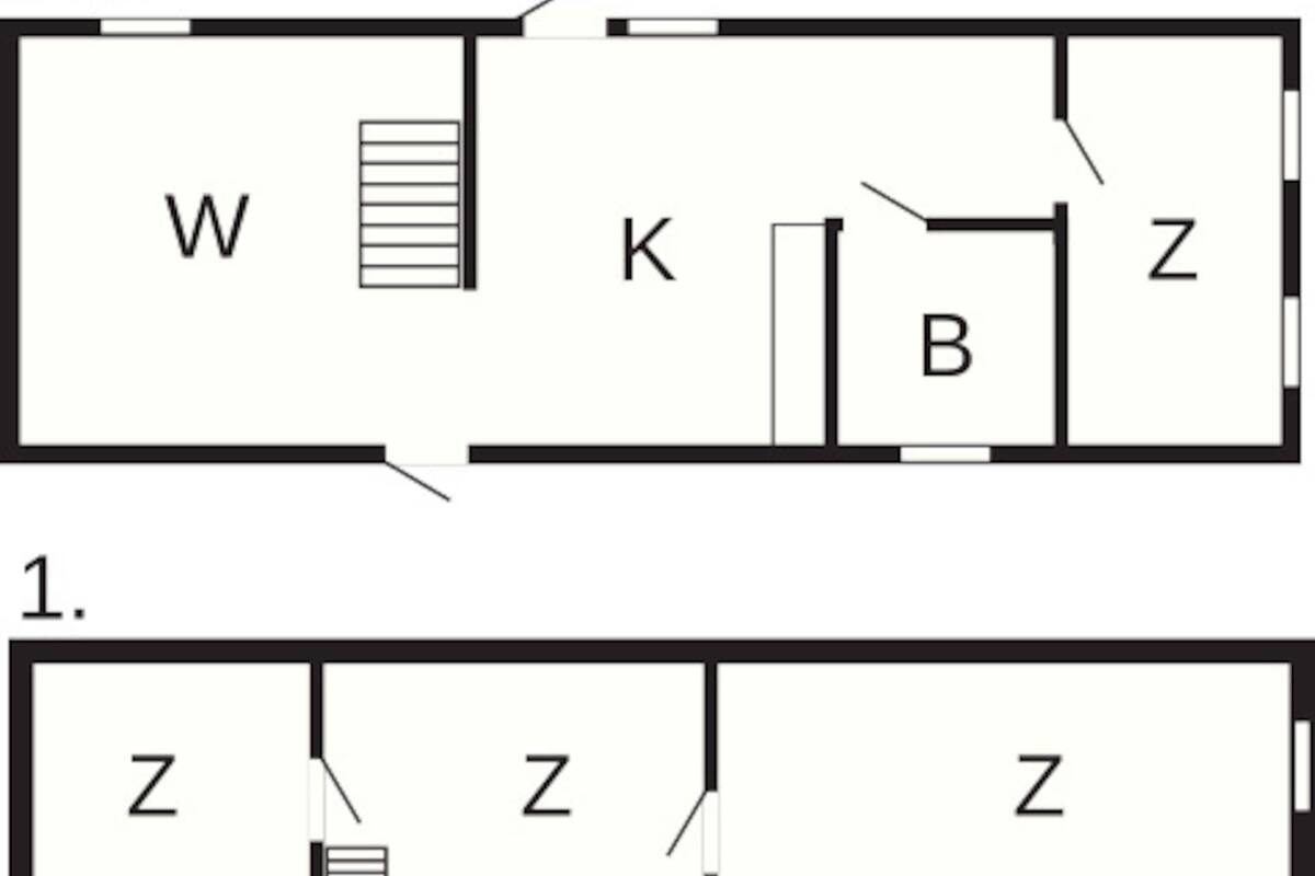 Casa clásica, 4 habitaciones | Plano