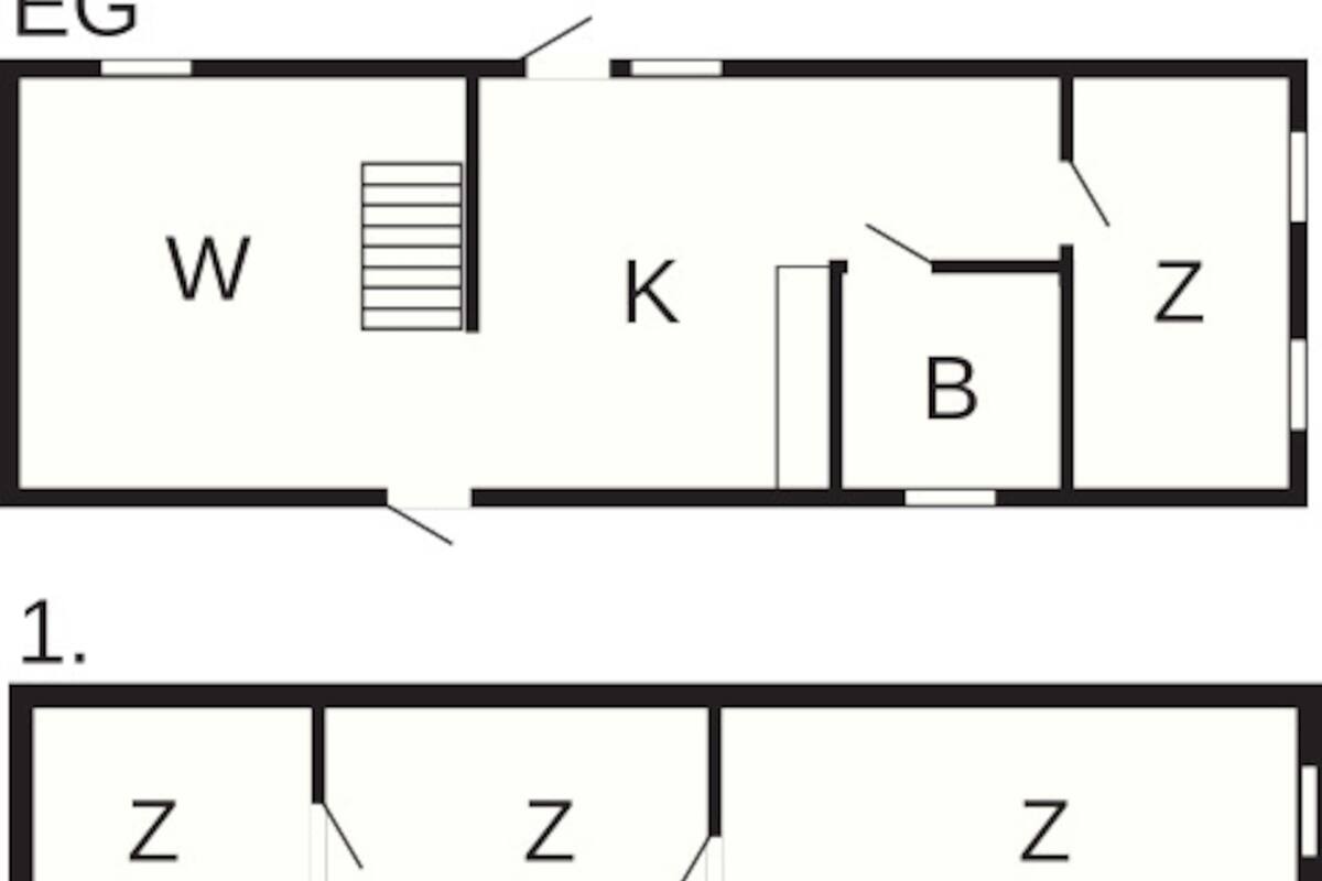 Casa clásica, 4 habitaciones | Plano