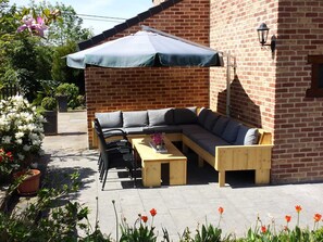 Balcony - Atmospheric Holiday Home in Durbuy With Sauna (Durbuy)