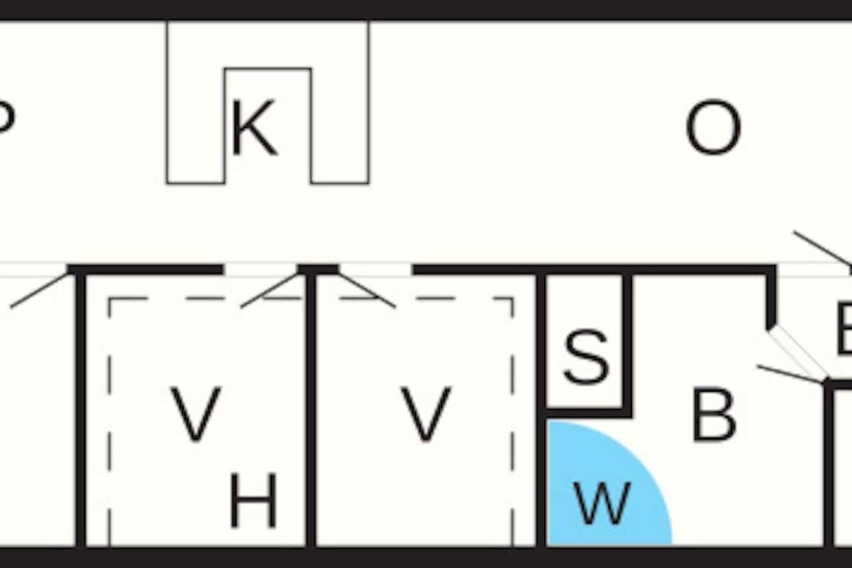 Klassiek appartement, 3 slaapkamers | Grondplan